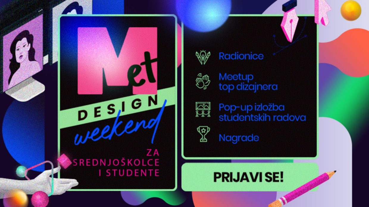 MET Design Weekend 2025: Kreativni vikend za mlade dizajnere