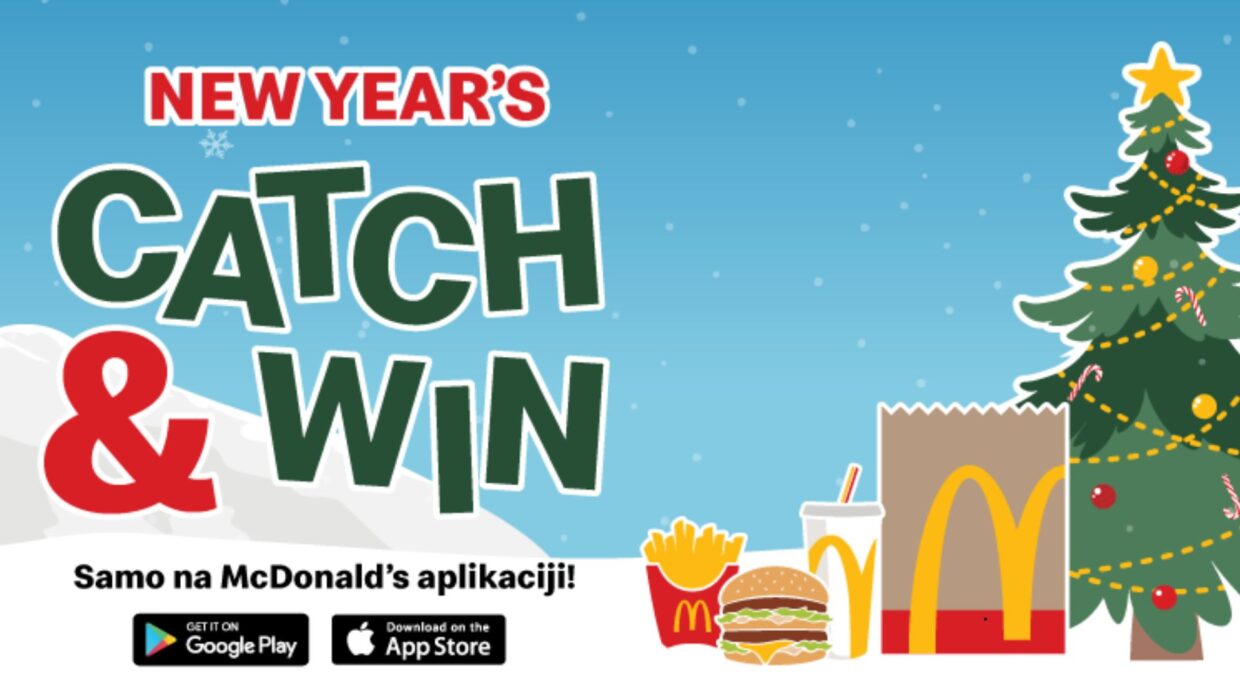 McDonald’s novogodišnja igrica donosi kupone svaki dan