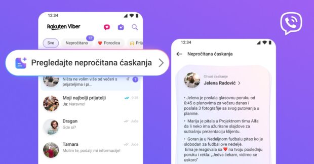 Besprekorno organizujte početak svog dana uz Rakuten Viber